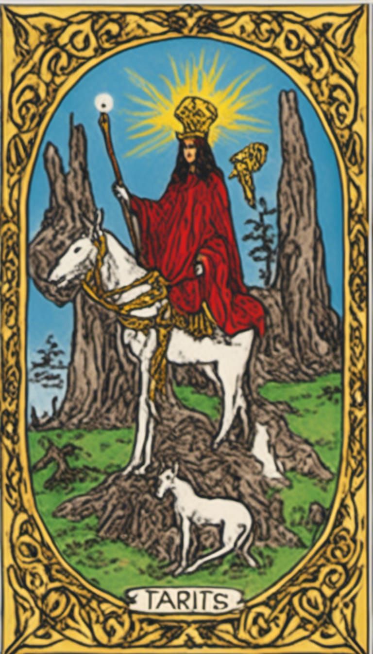Mystical Tarot Card Illustrations: Journey of Self-Discovery