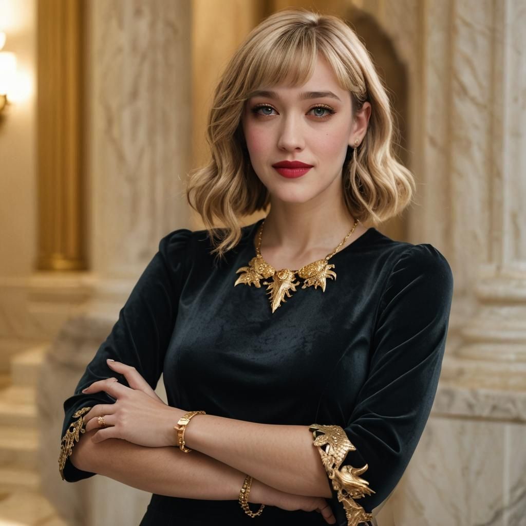 Kat Dennings as Congresswoman: Photorealistic Portrait