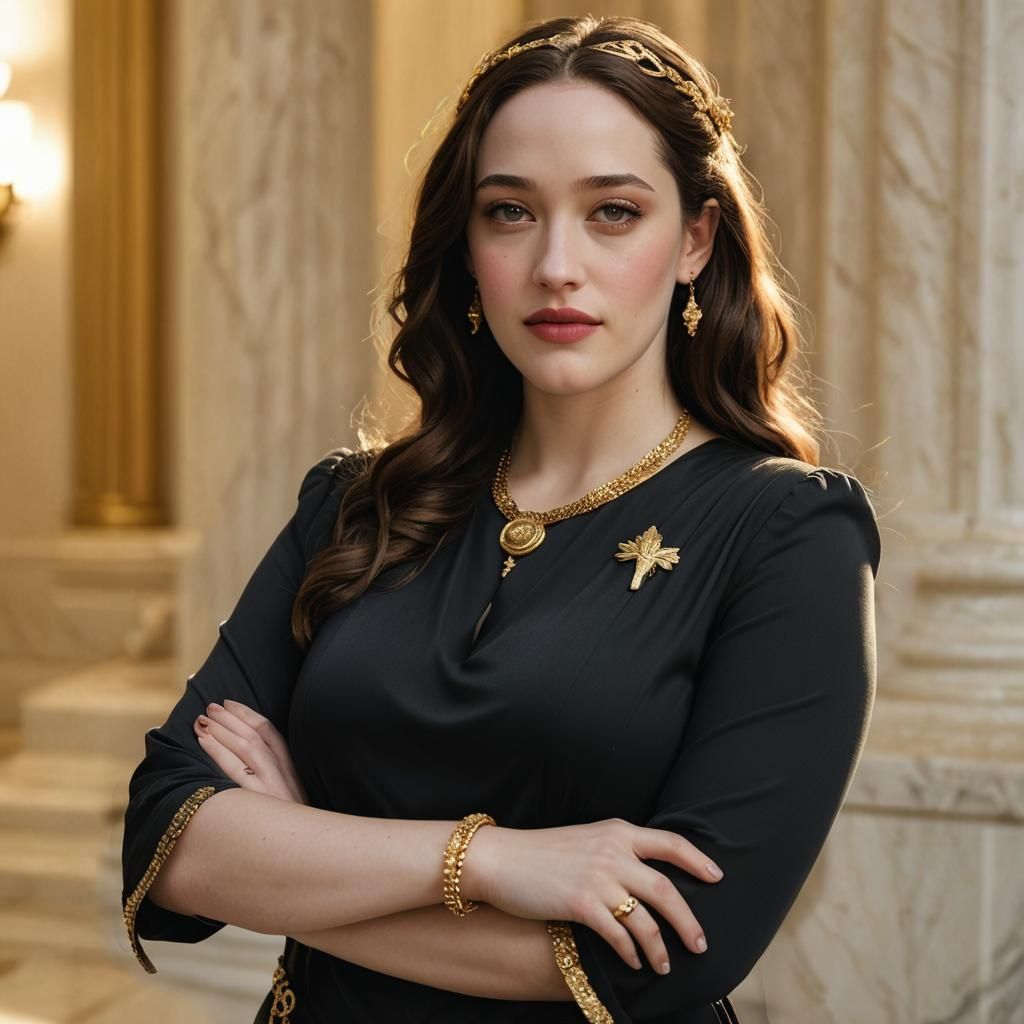 Elegant Congresswoman Portrait in a Political Atmosphere