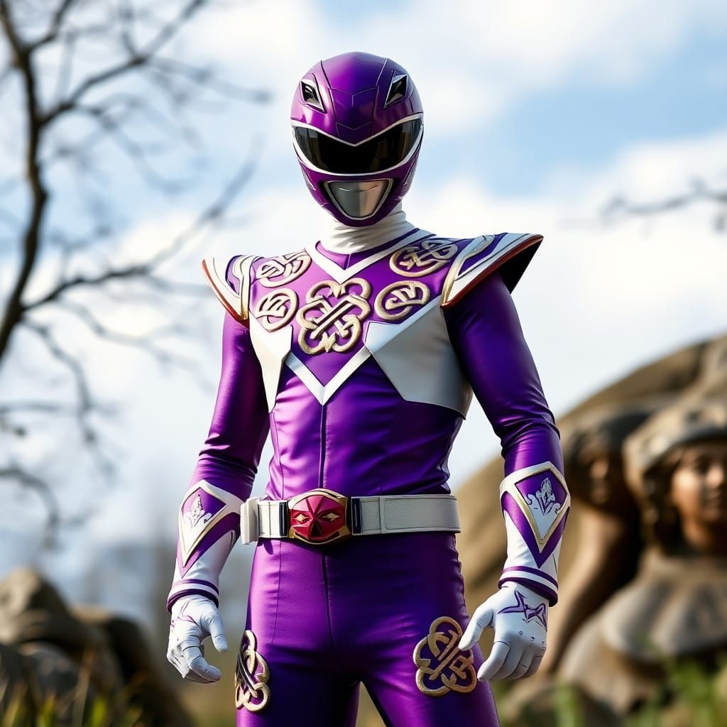 Purple Power Ranger Costume