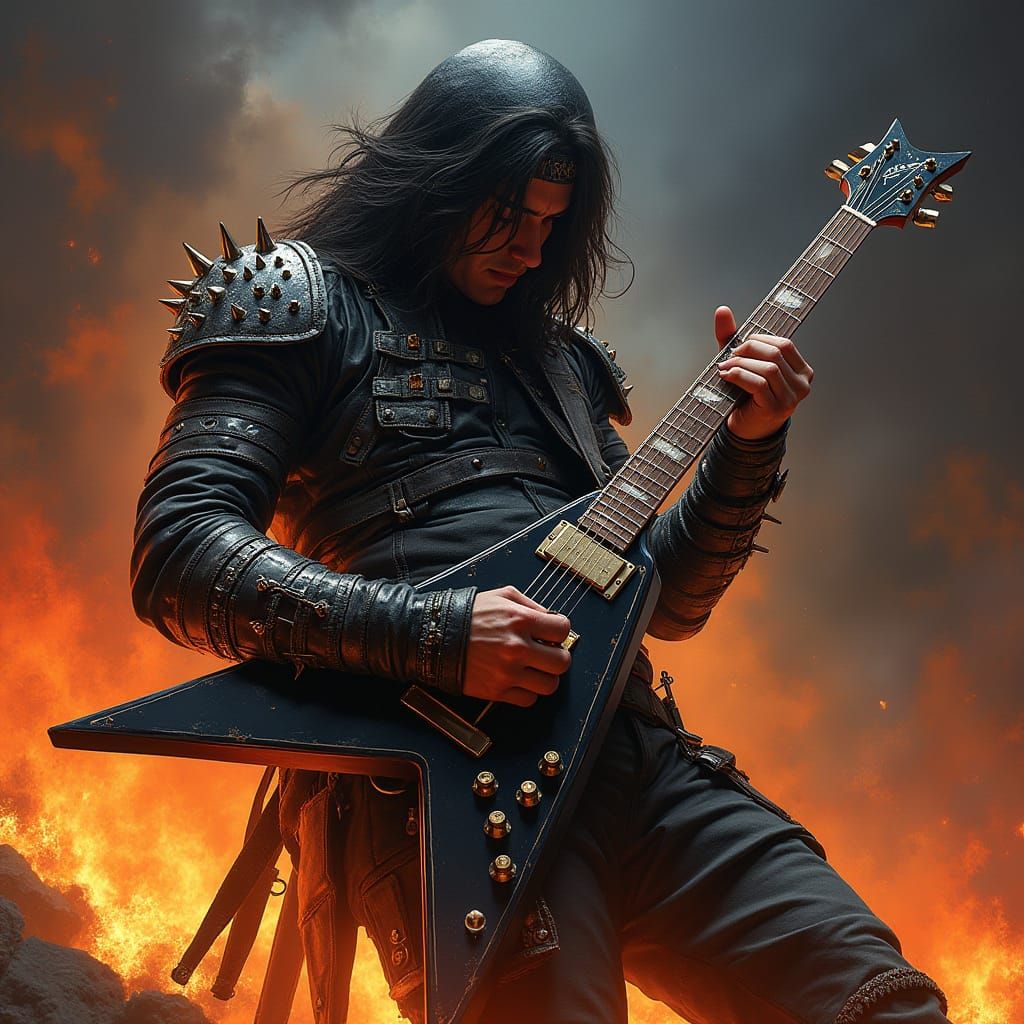 Heavy Metal Warrior Unleashes Sonic Fury