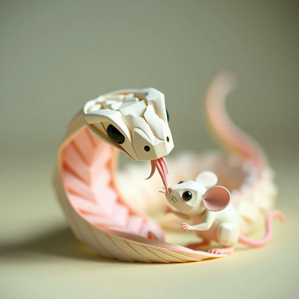 Origami Serpent Pets Paper Mouse