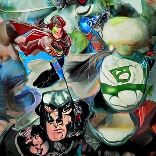 Justice League vs Darkseid: Vintage Comic Book Cover