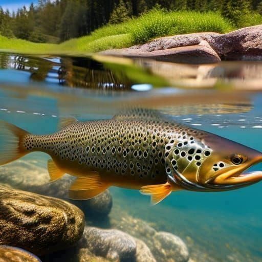 Brown Trout in the Vermillion River