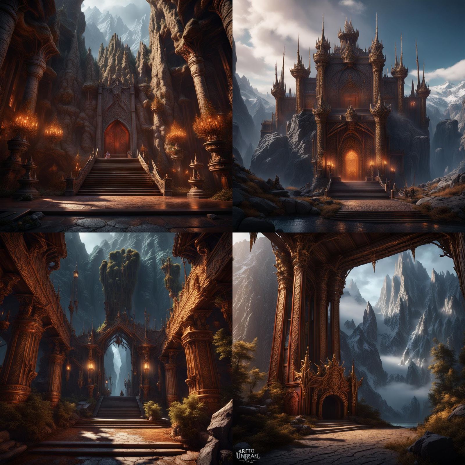 Fantastical Hall of the Mountain King in Deep Color