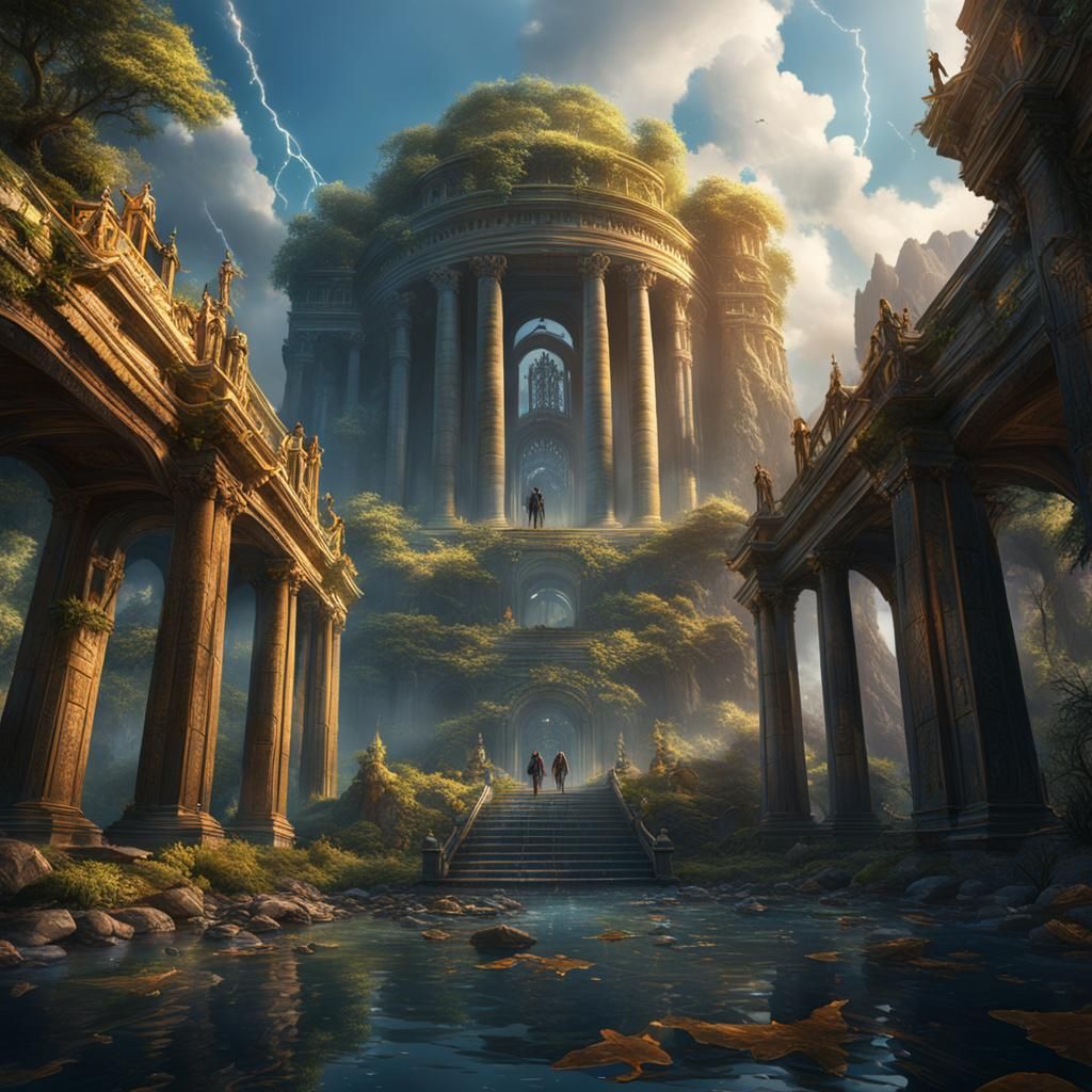 Percy Jackson: Detailed Matte Painting in Unreal Engine