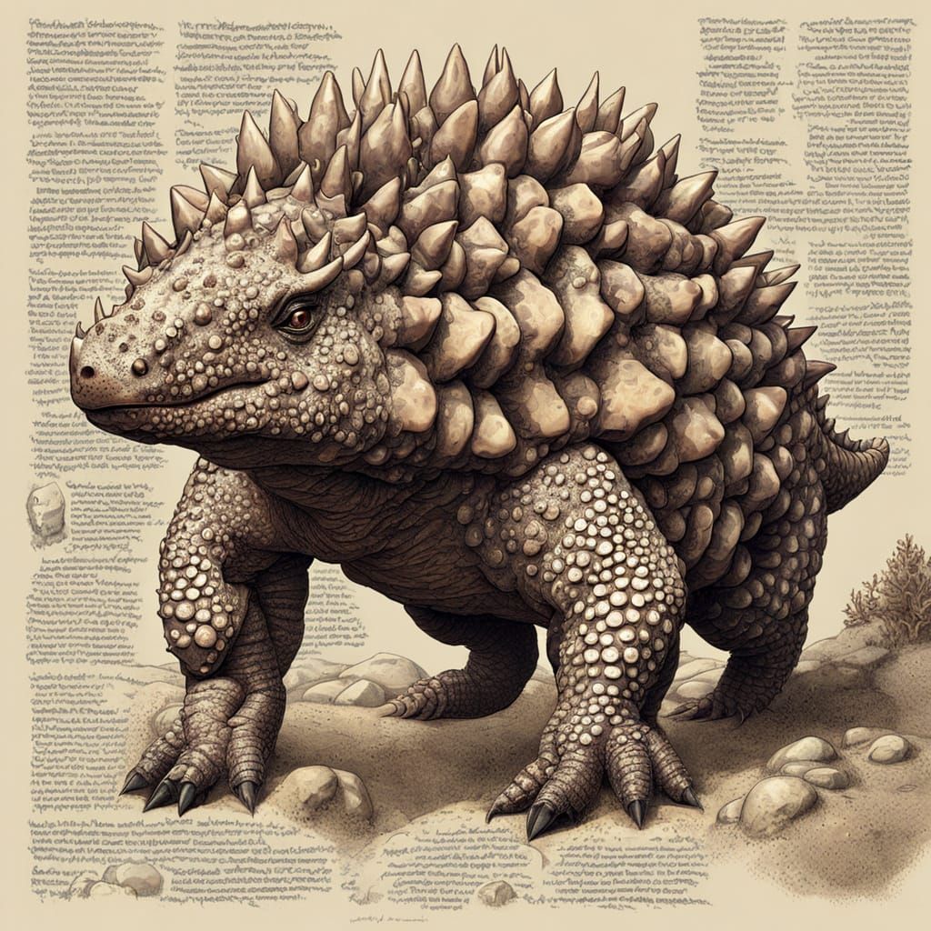 Ankylosaurus: An AI Generated Interpretation