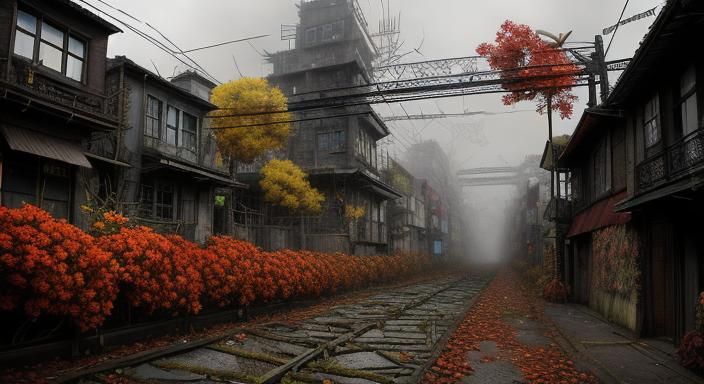 Dark Urban Fairy Tale in Graphic Novel Style