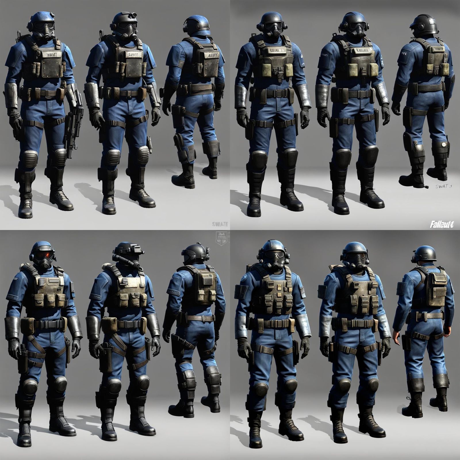 Fallout 4 Inspired SWAT Black Ops Armor