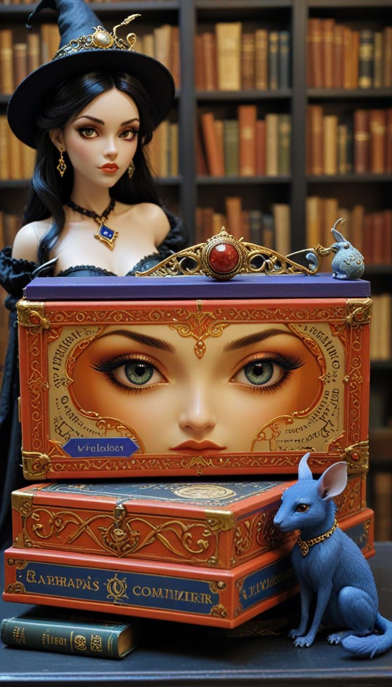 Surreal Cartoon Characters Sell Vintage Clothes in Front of ...