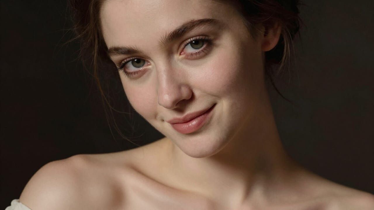 Elegant Fine-Art Portrait of a Young Woman in Luminous Light