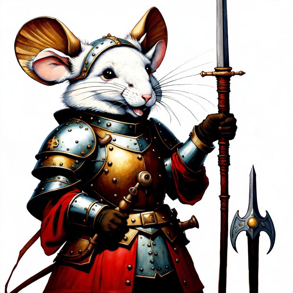 Mouse in armor