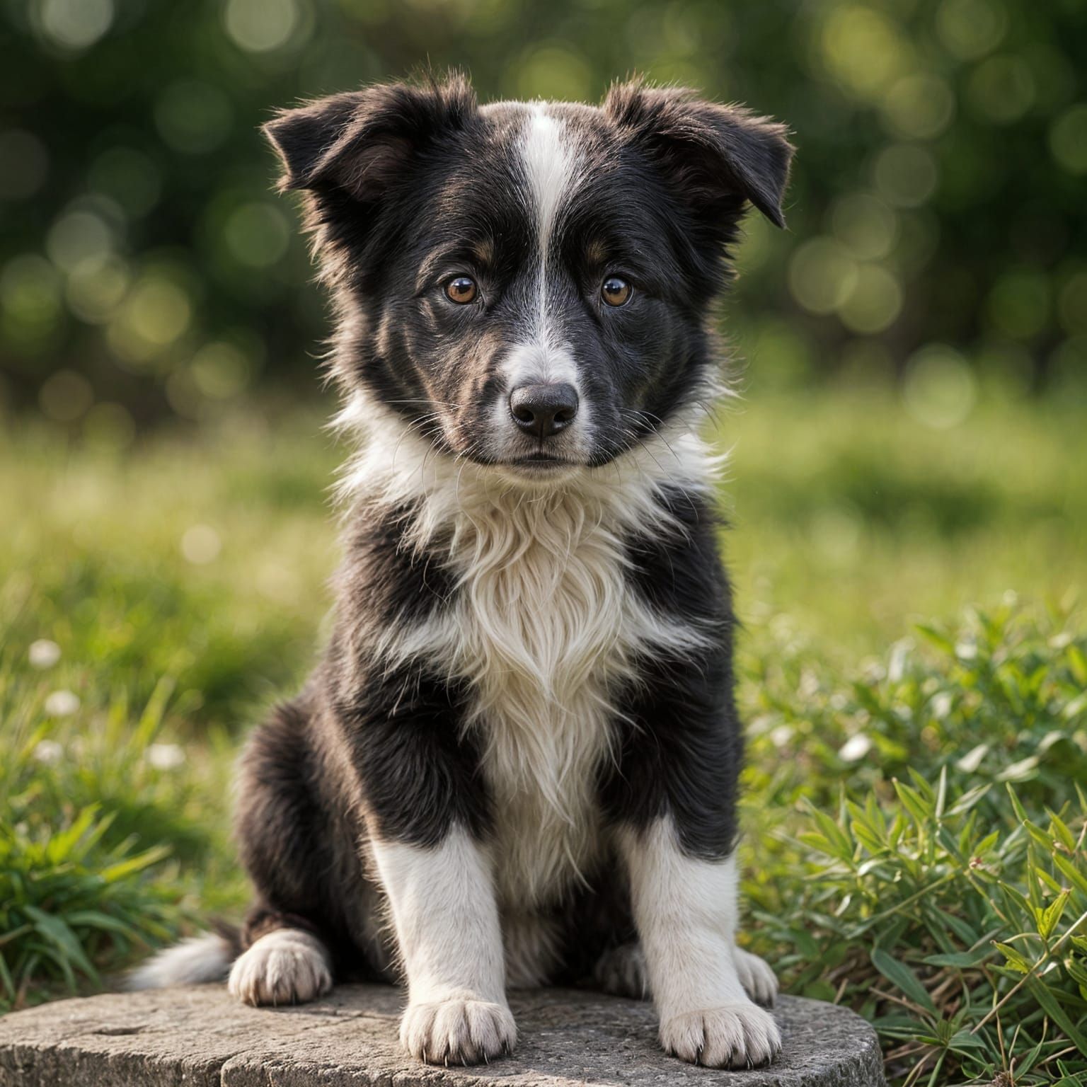 Adorable Border Collie Puppy