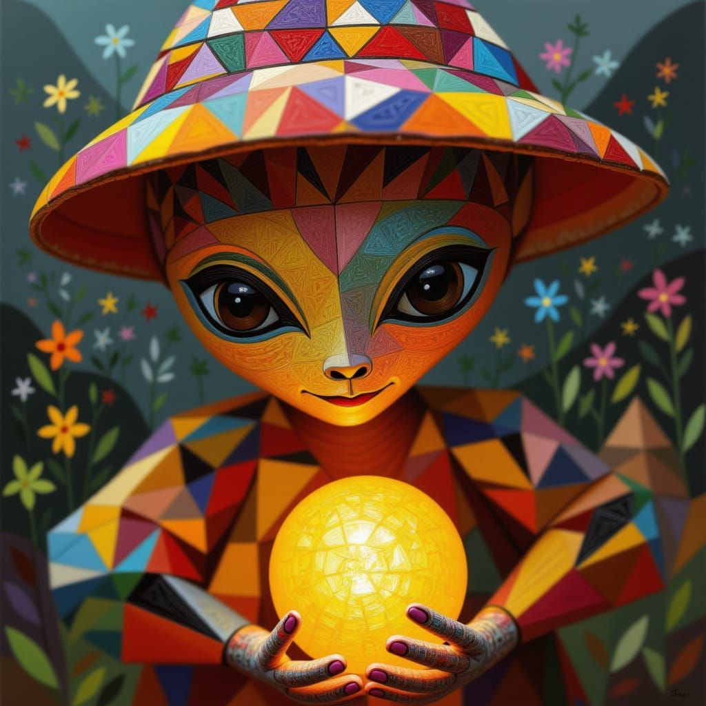 Geo and the glowing orb