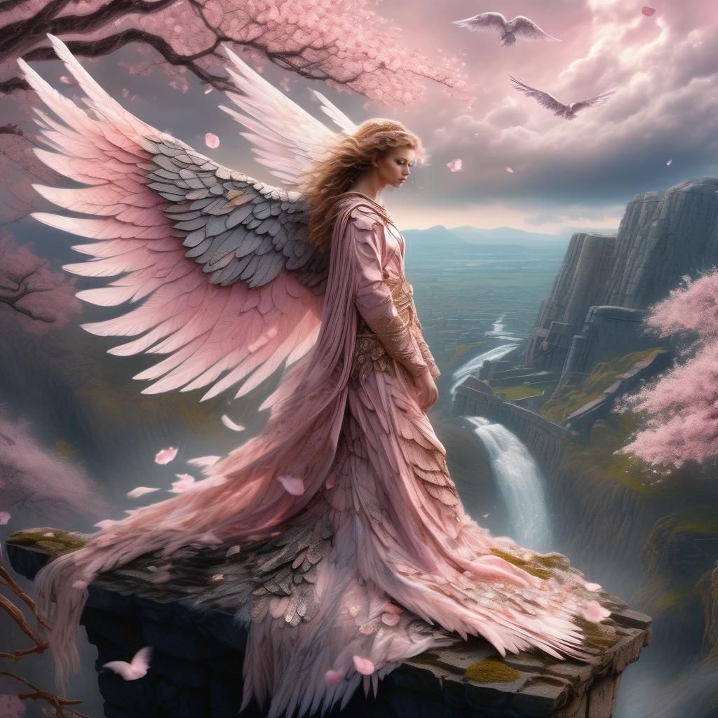 Fallen Angel on the Edge of Abyss