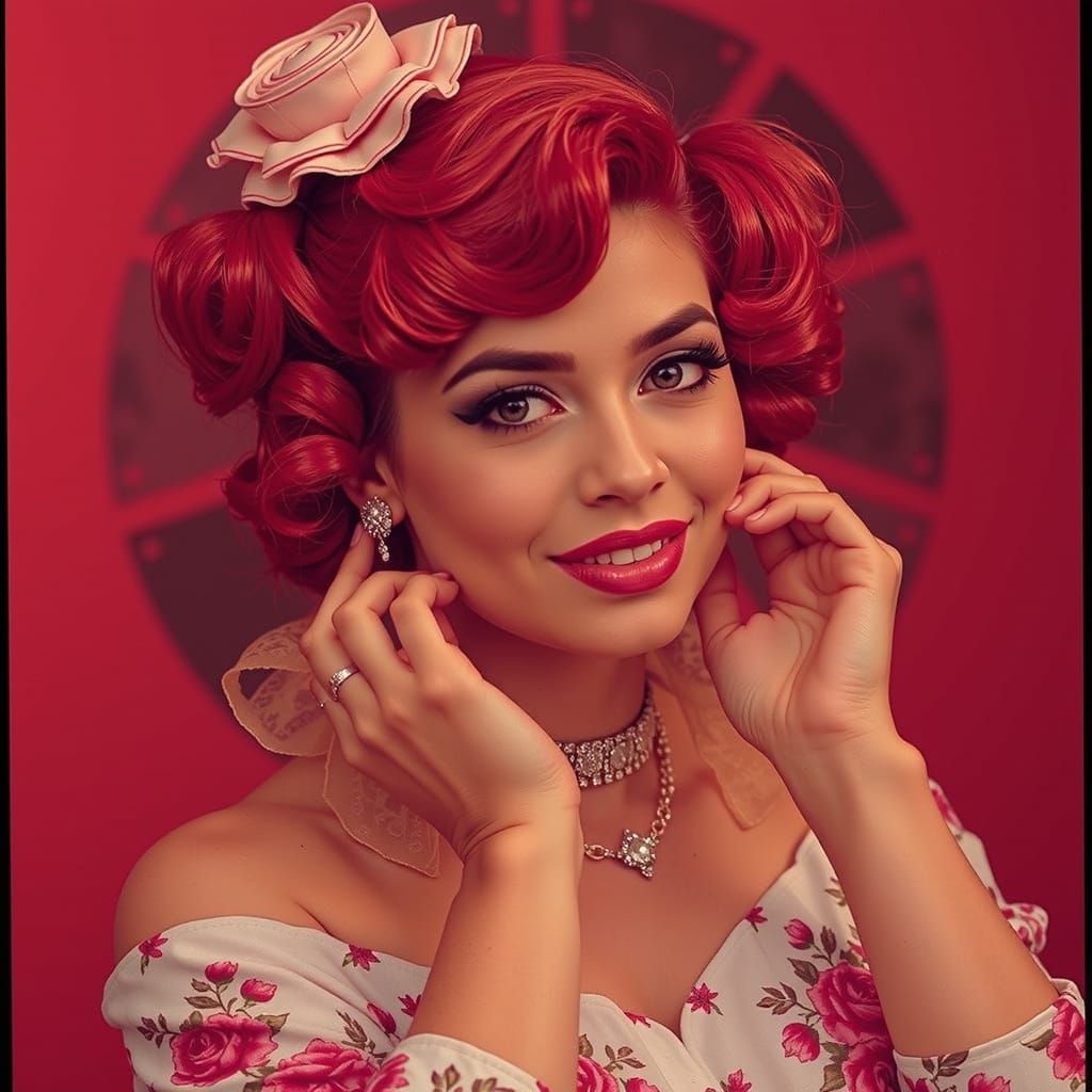 Pin-Up Women Celebrate Vintage Glamour and Self-Love