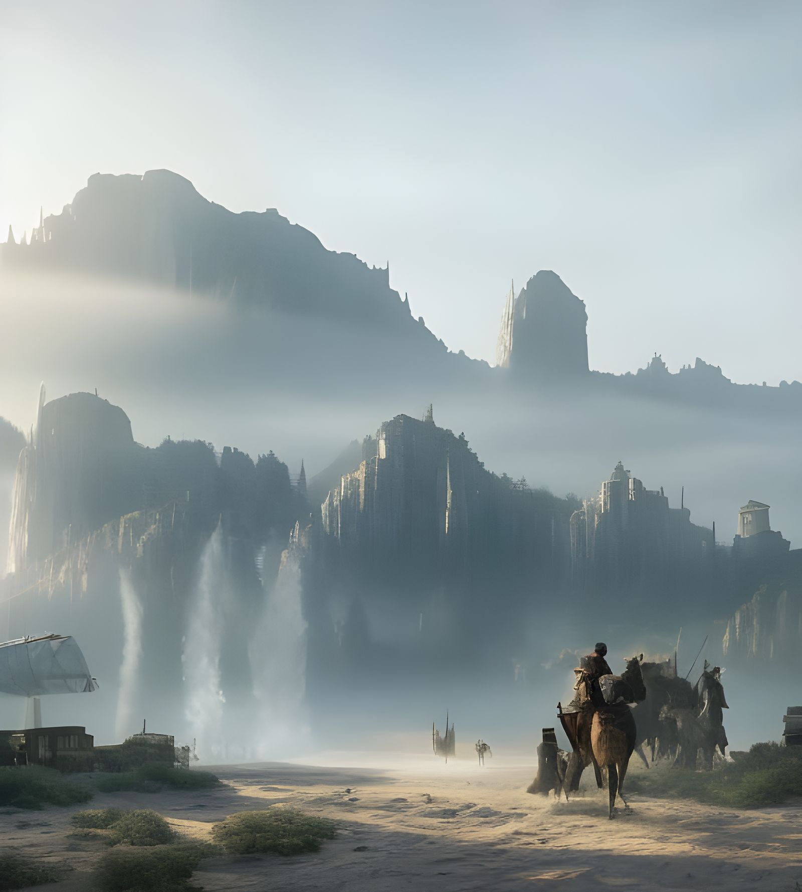 Diamond Dust Meeting at the Rubicon: Hyperreal Painting