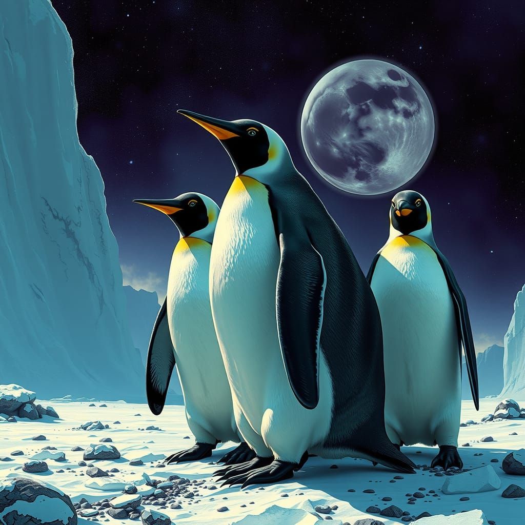 Futuristic Penguins of the Apocalypse