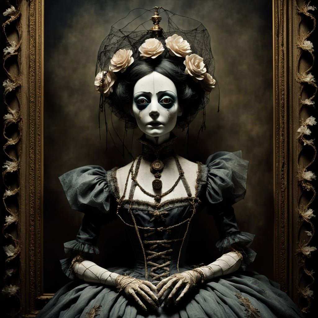 Mysterious Puppeteer Controls Marionettes in Abandoned Theat...