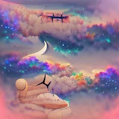 Abstract Dreamscape Generated by AI