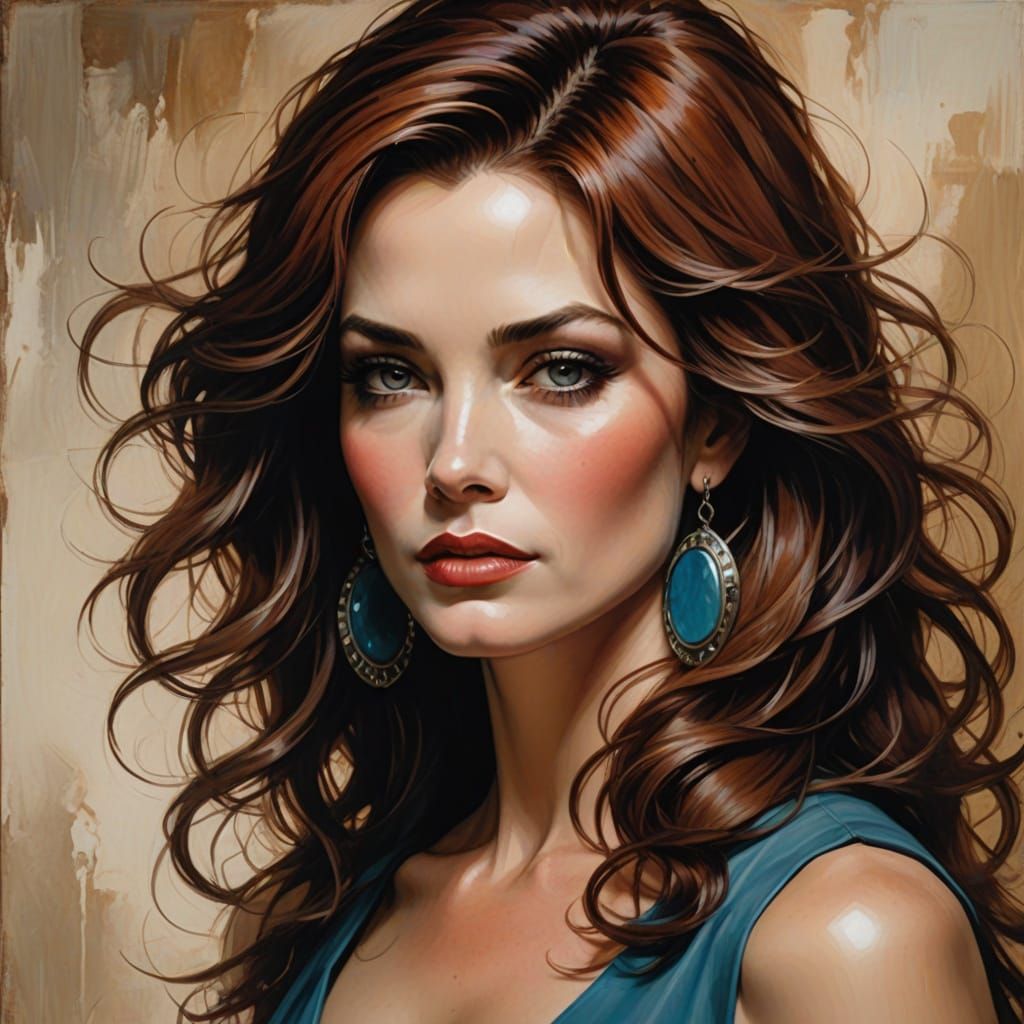 Fantasy Art Masterpiece in Julie Bell Style