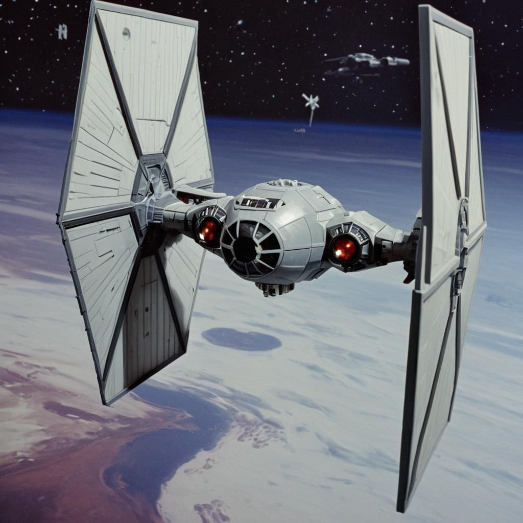 Star Wars TIE Fighter Space 1999 Eagle Hybrid