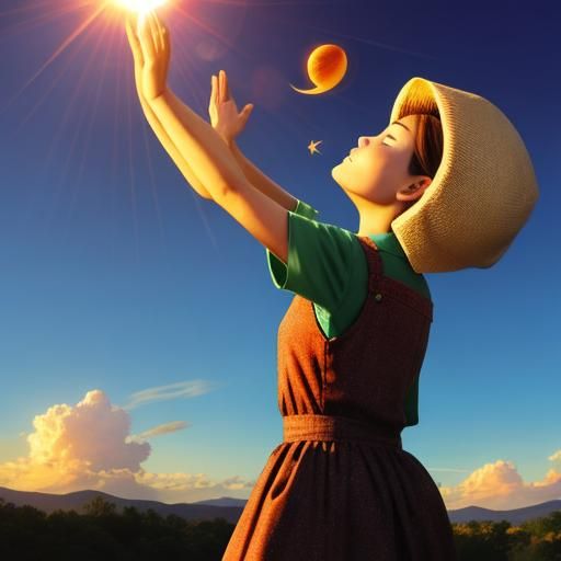 Abstract Image of Sungazing