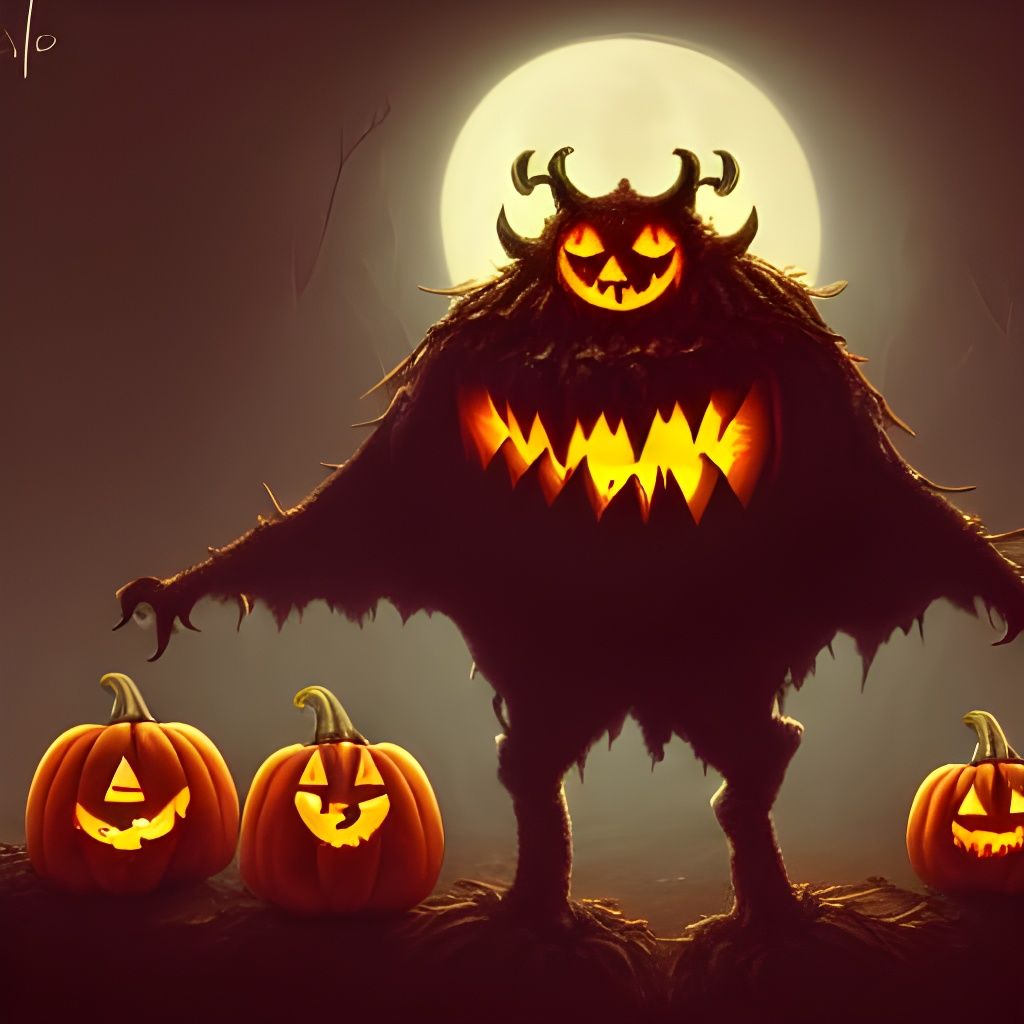 Heeheheehe! Whaddy'a mean costume? Pumpkins don't need costu...