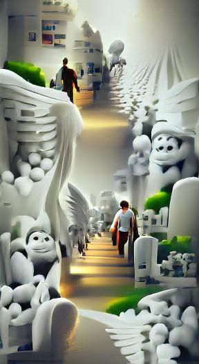 Walking in Afterlife: Beautiful Poster Art