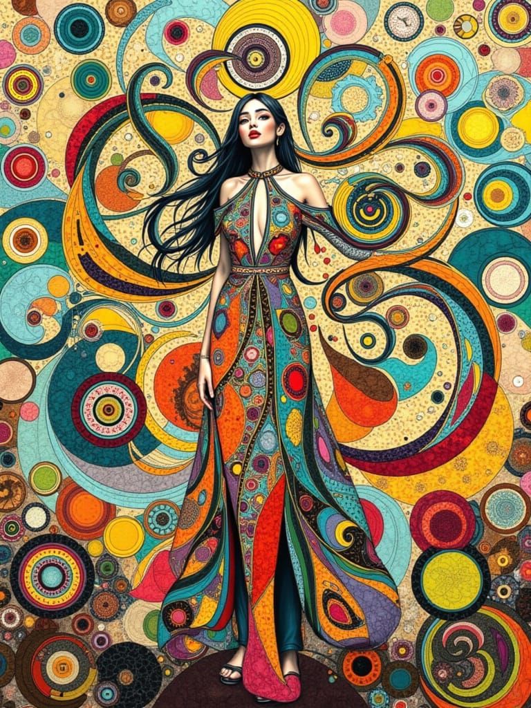 Vibrant Abstract Art Inspired by David Mack