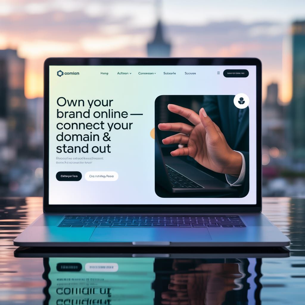Domain Registration Ad: Own Your Brand Online
