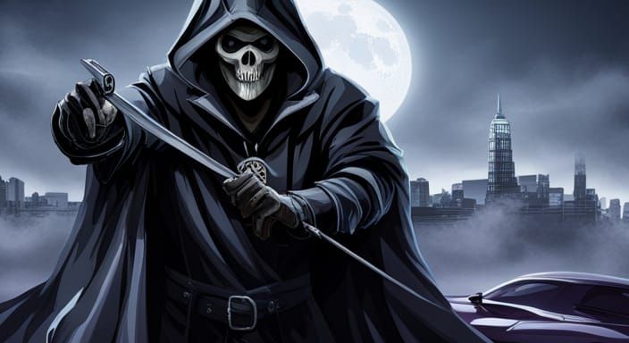 The Grim Reaper Points a Gun