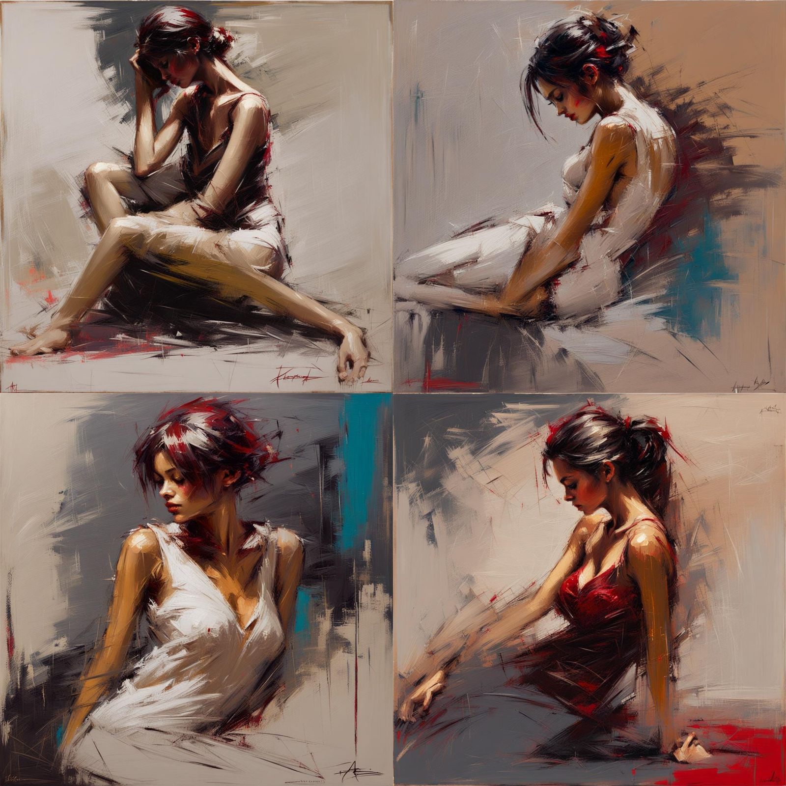 Abstract Figurative Dance in Contemporary Style