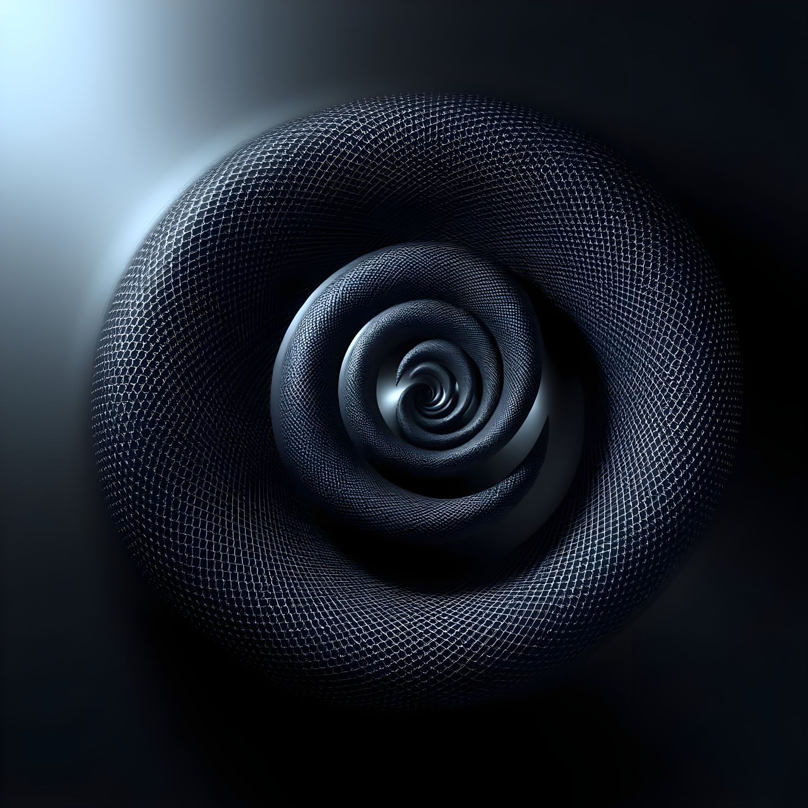 spiral braided fence