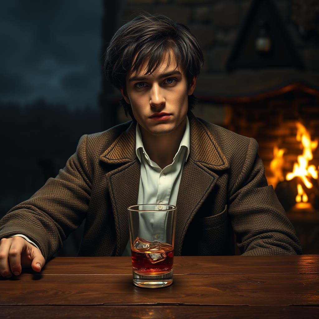 Whiskey and Longing on a Stormy Irish Night