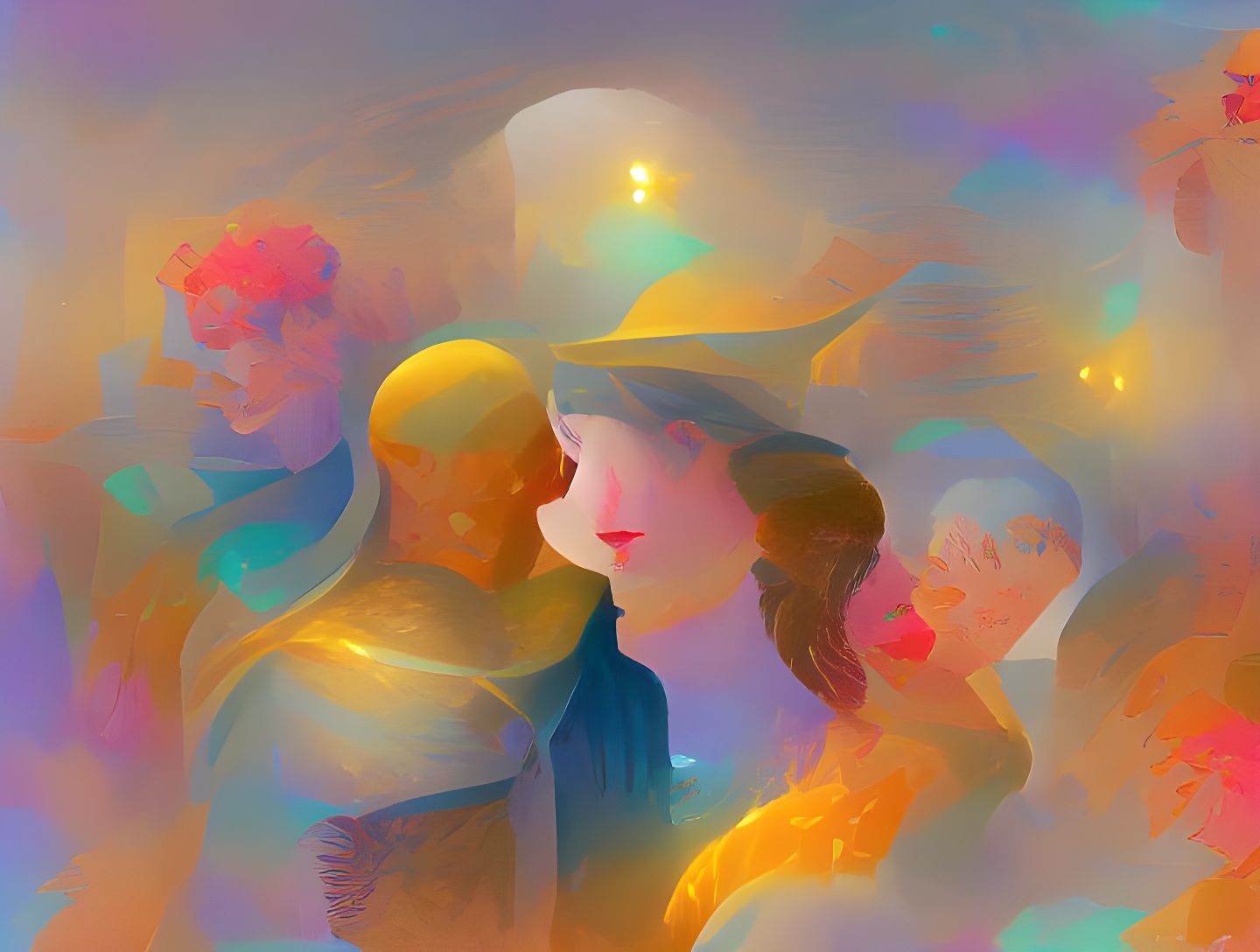 Abstract Journey Through the Self