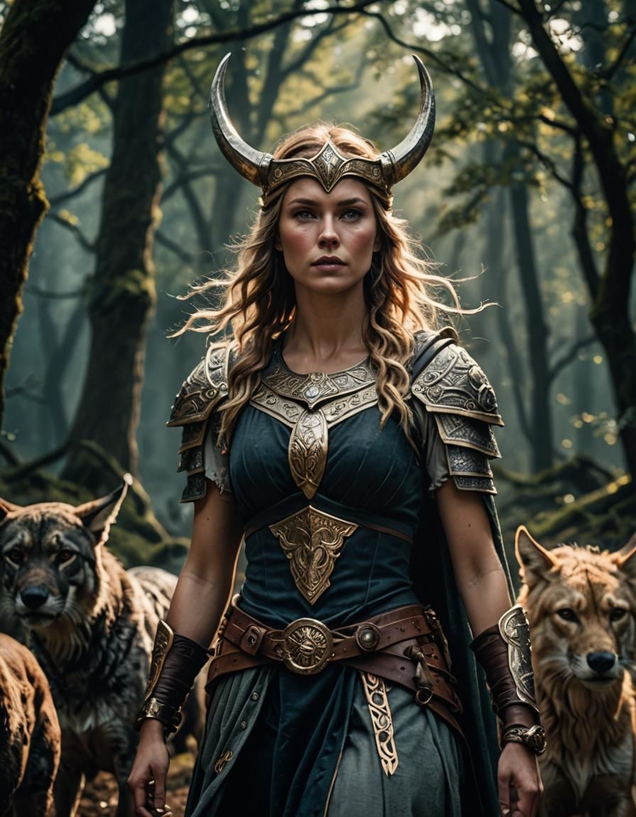 Goddess Freya: Cinematic Film Still