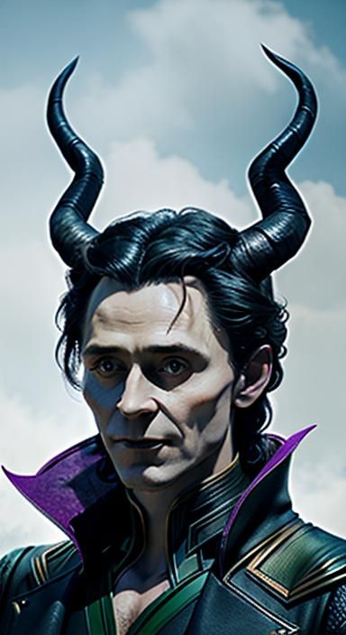 Loki Maleficent AI Concept Art