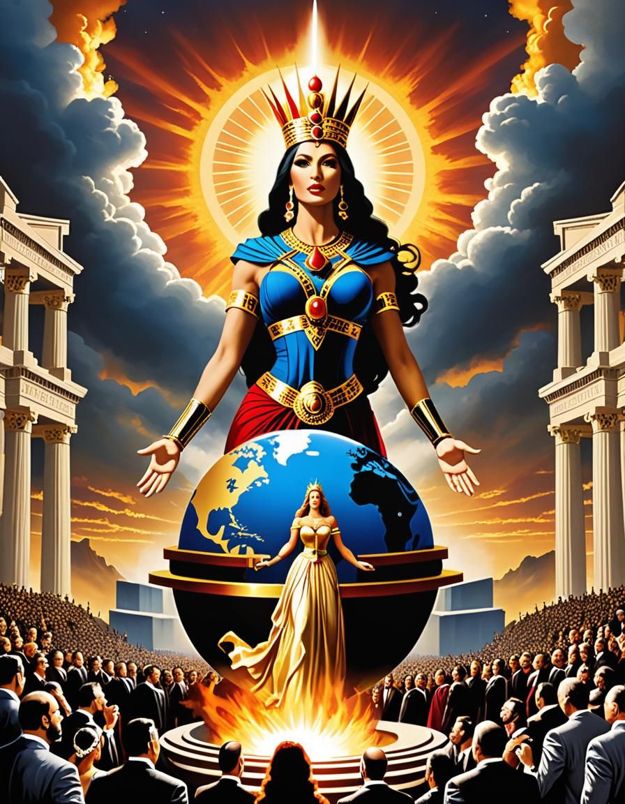 Symbolic Depiction of Babylon from Revelation