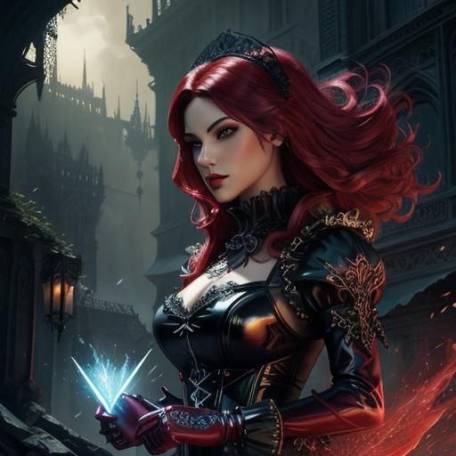 beautiful gothic mistress