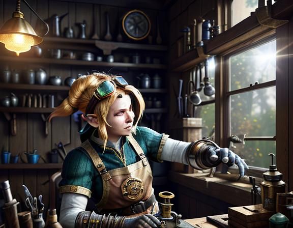 Gnome Repairing Automaton: 3D Game Cinematic