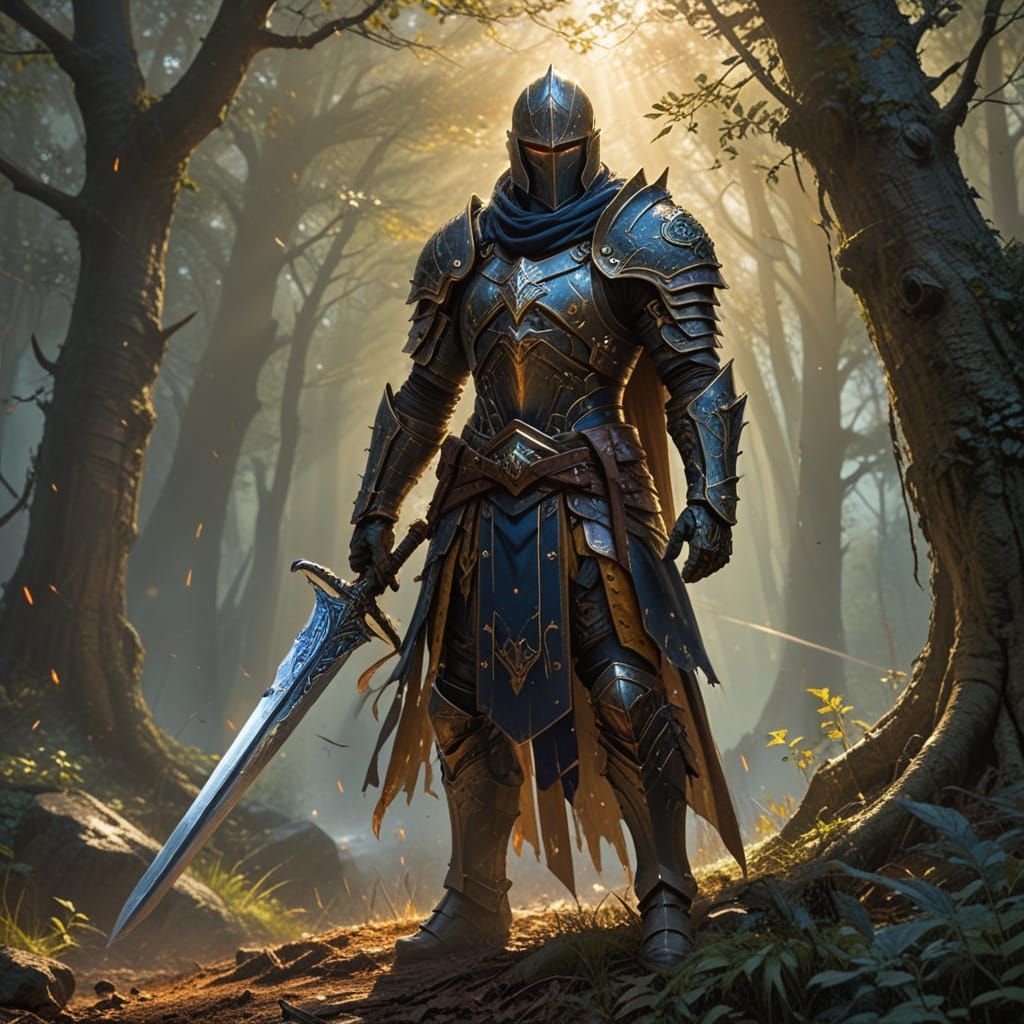 Epic Warrior in Triadic Colors