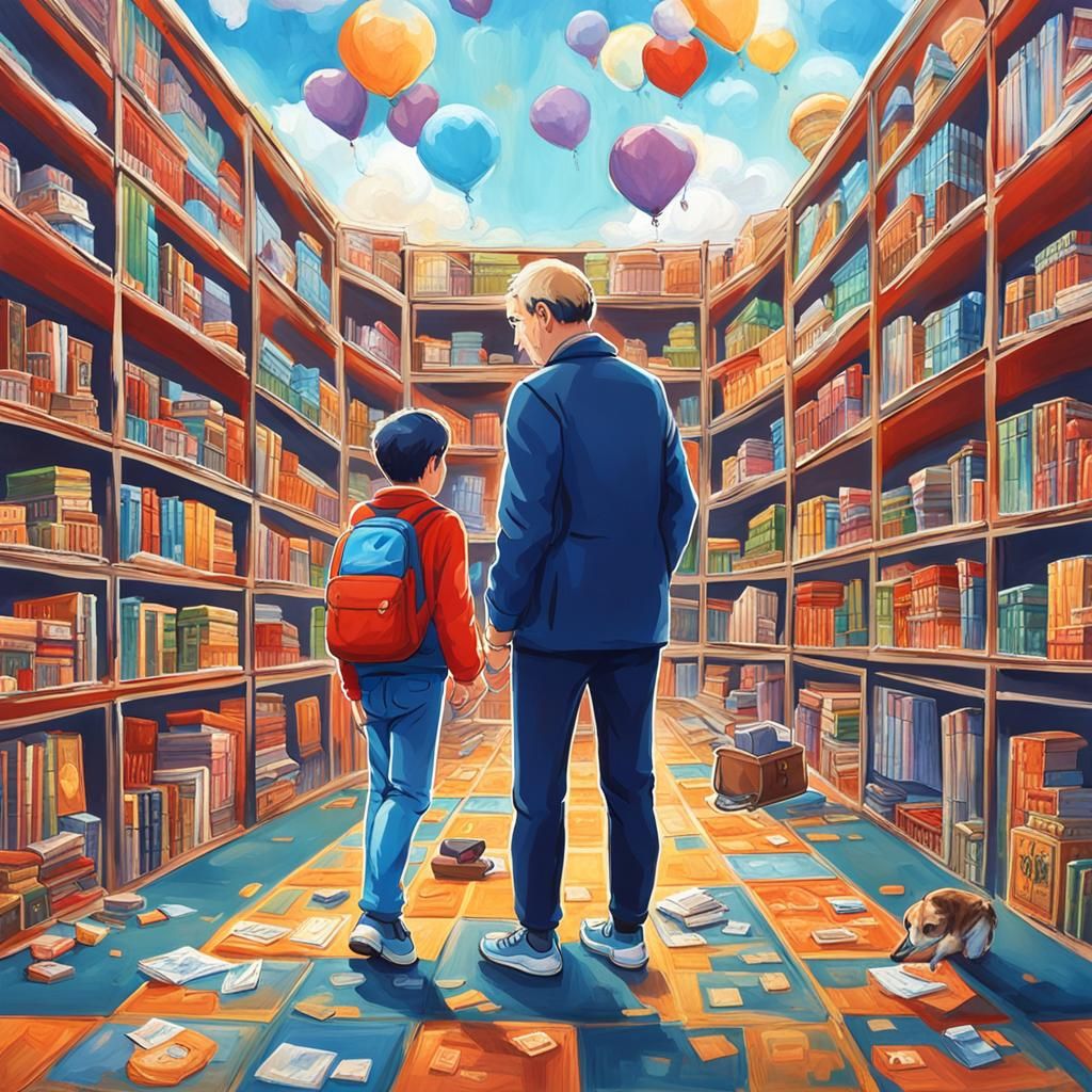 Cute Foal Plays with Dolphin at Sunset: 3D Digital Art