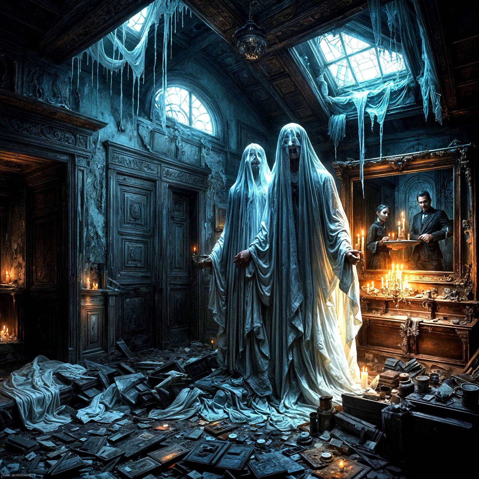 Abandoned Ghostly house