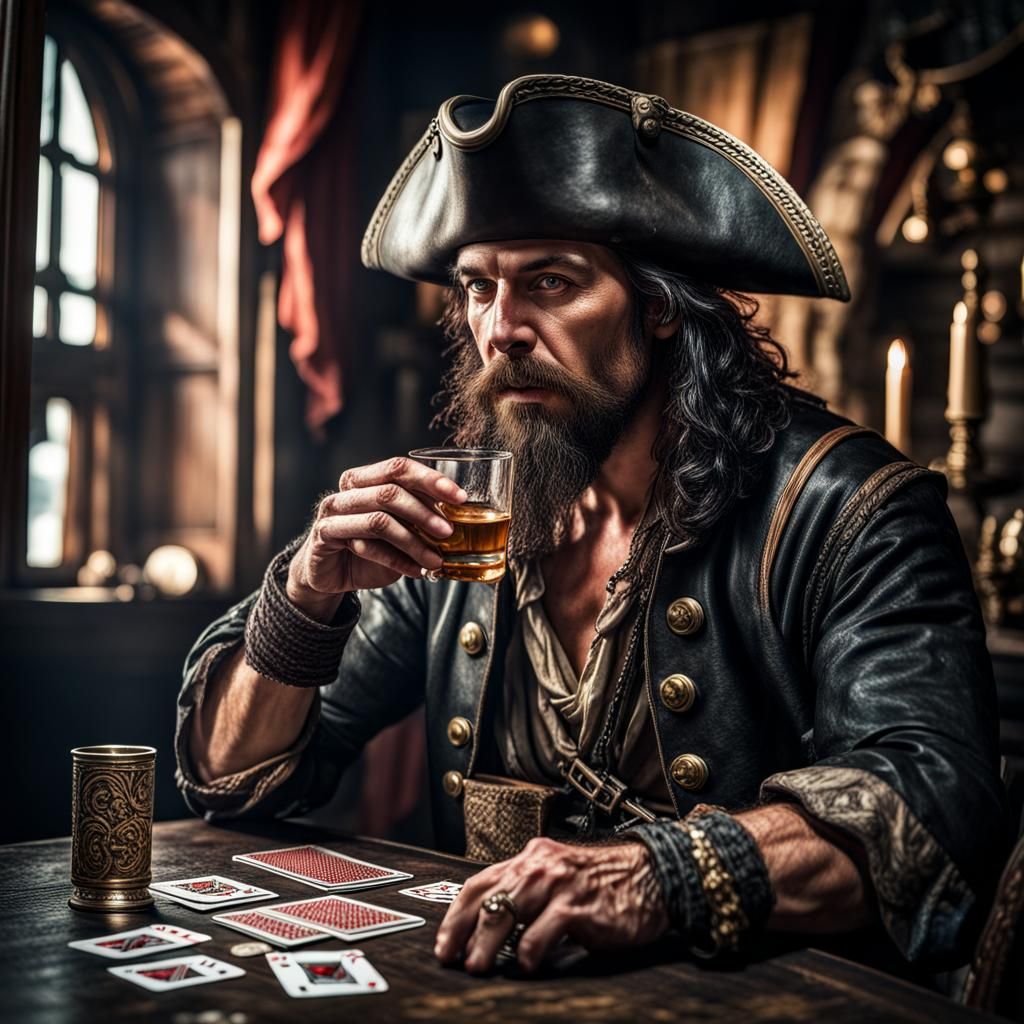 Pirate Card Game in Moody Tavern