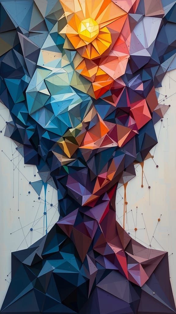 Golden Contemplation in Polygonal Abstraction