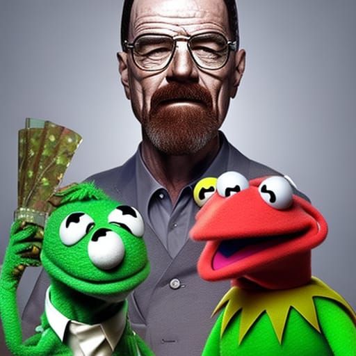 Walter White Meets The Muppets: Hyperrealistic Art
