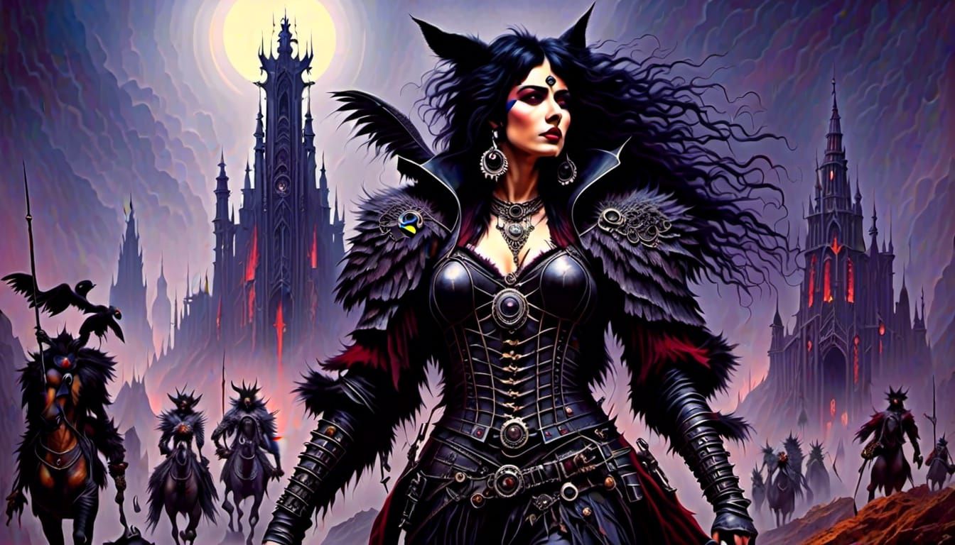 Latina Rock and Roll Masterpiece in Deep Background