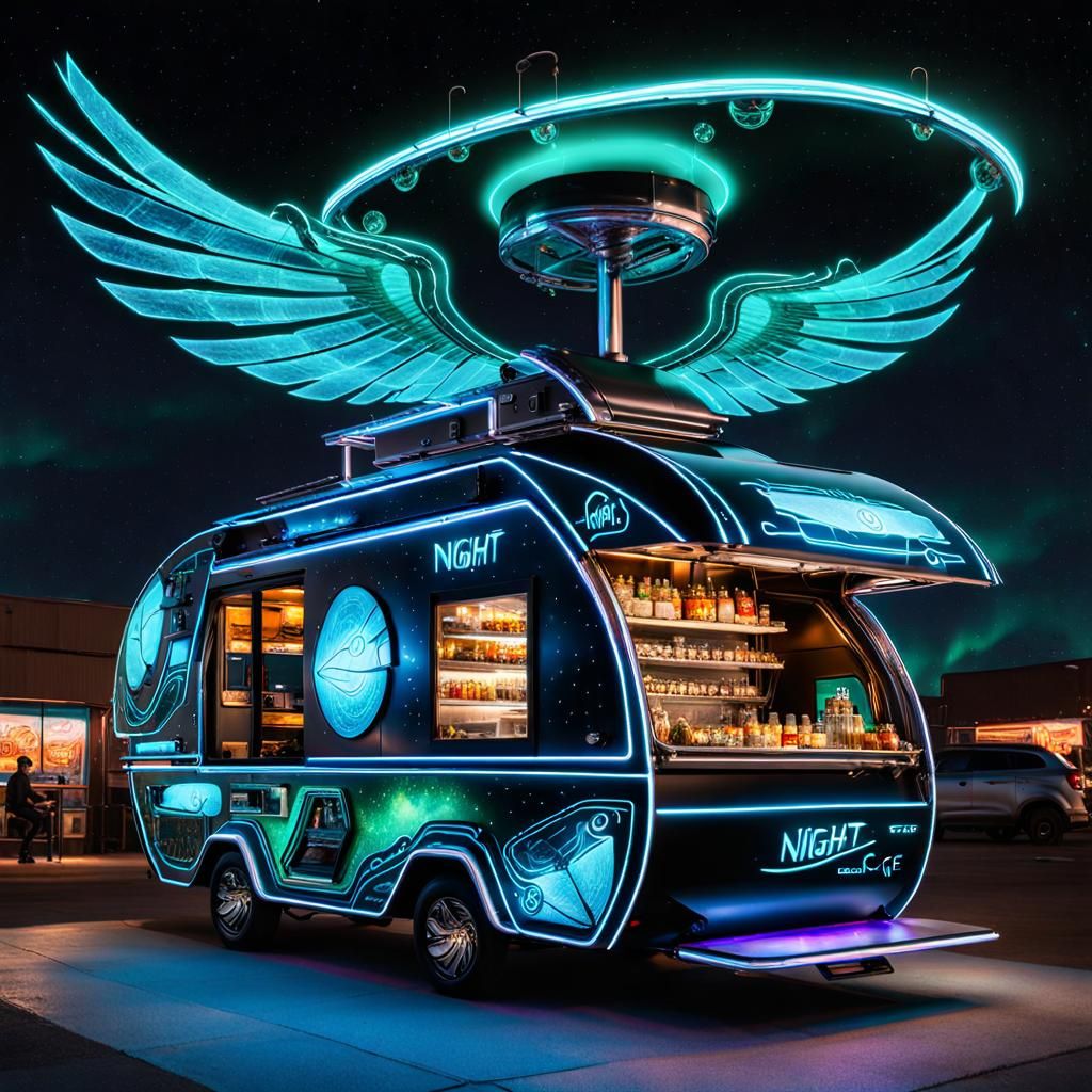 Futuristic Food Truck