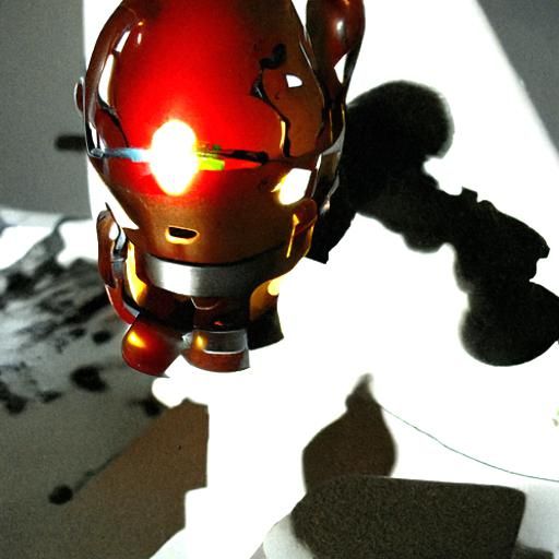 Iron Man Self-Destruction in 3D Render